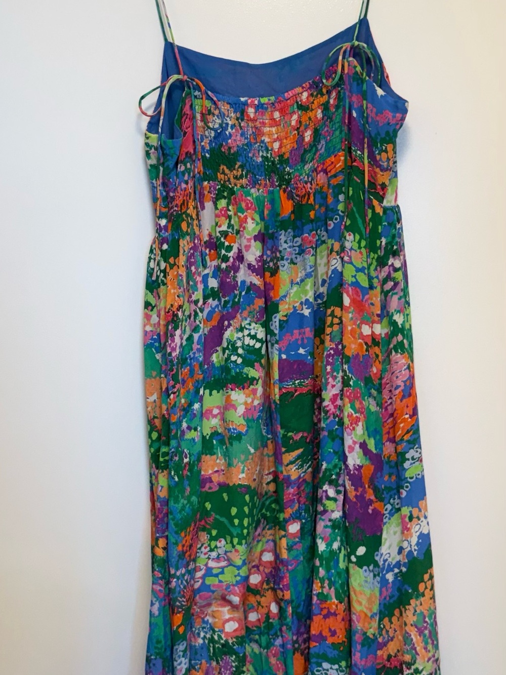 & Other Stories Multicolor Abstract Floral Maxi Dress - Green Focus - Picture 3 of 5